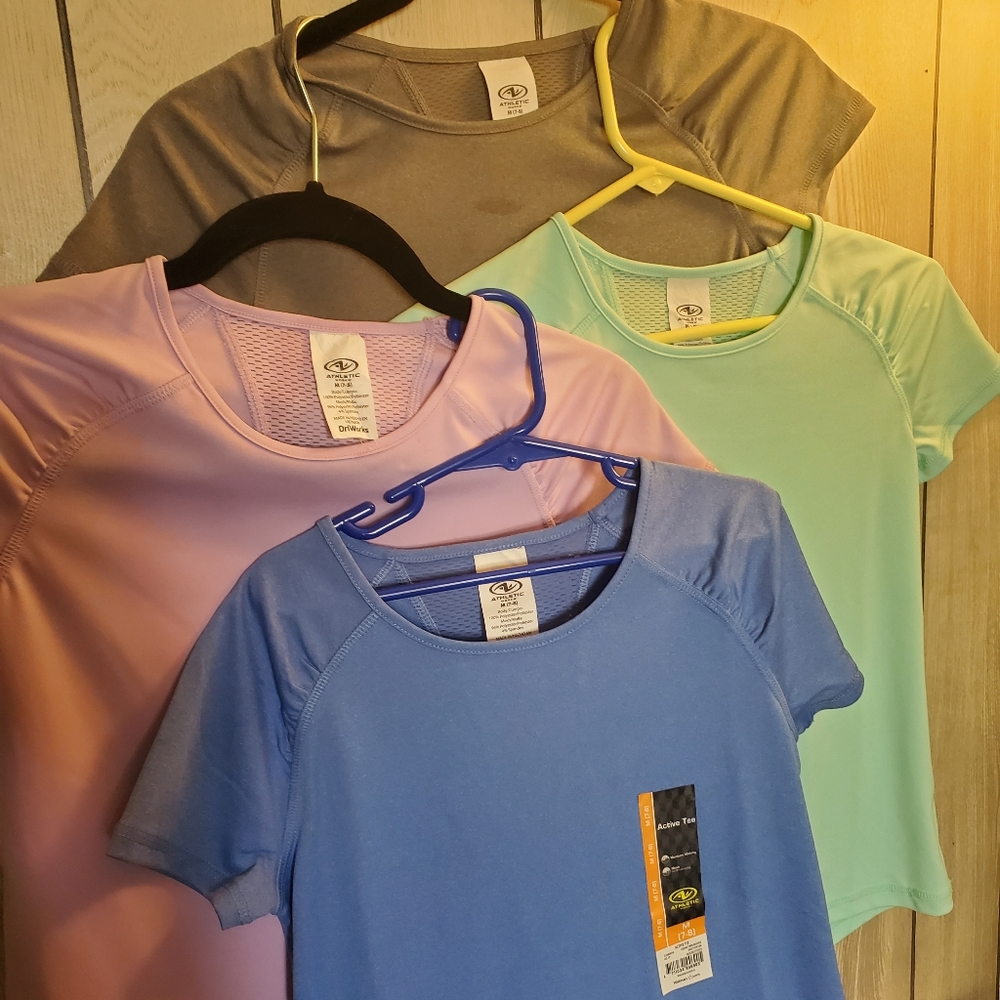 Athletic Works little girls 7/8  shirts